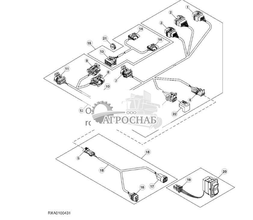 Жгут проводов, AutoTrac™ 